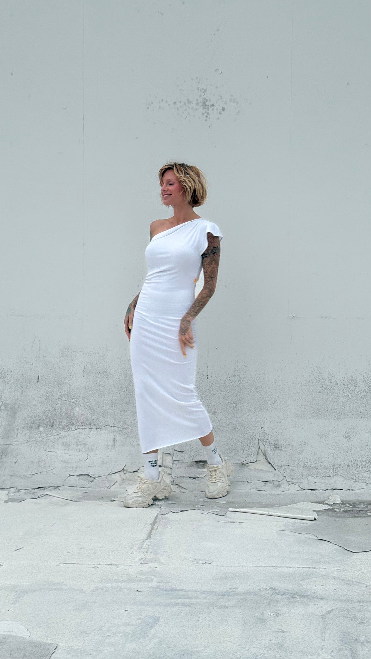 DRESS RIB WHITE