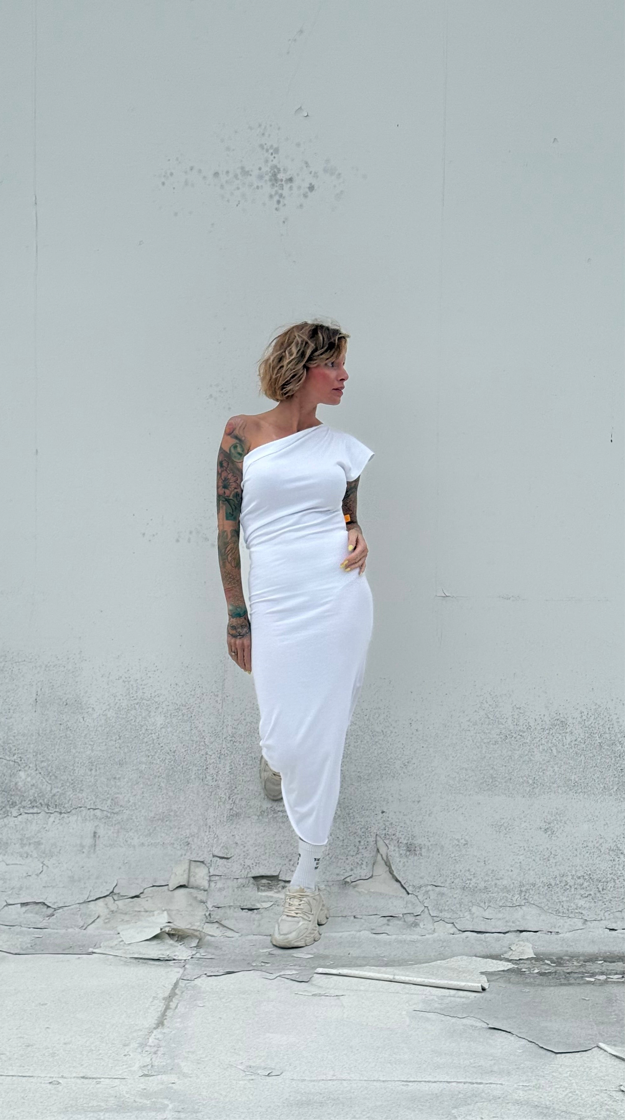 DRESS RIB WHITE