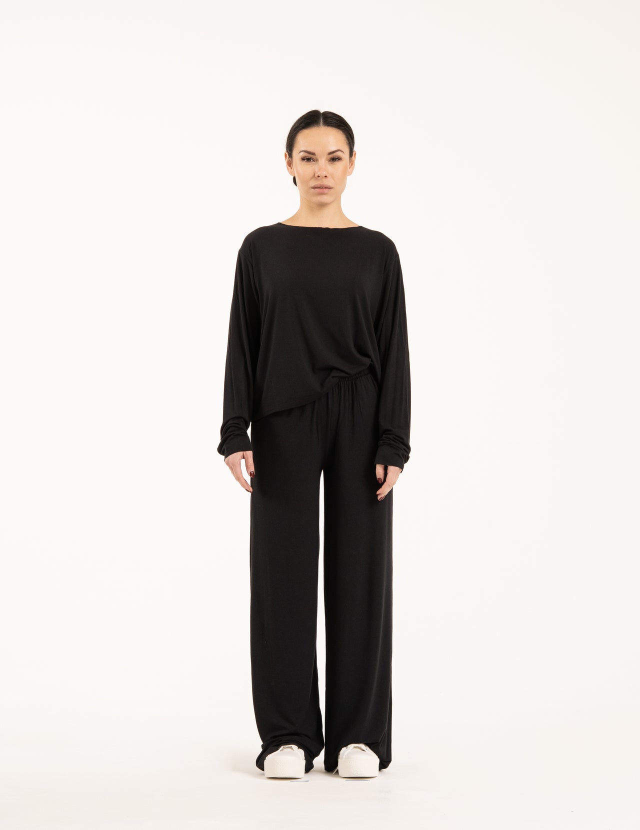 PANTS BLACK WIDE