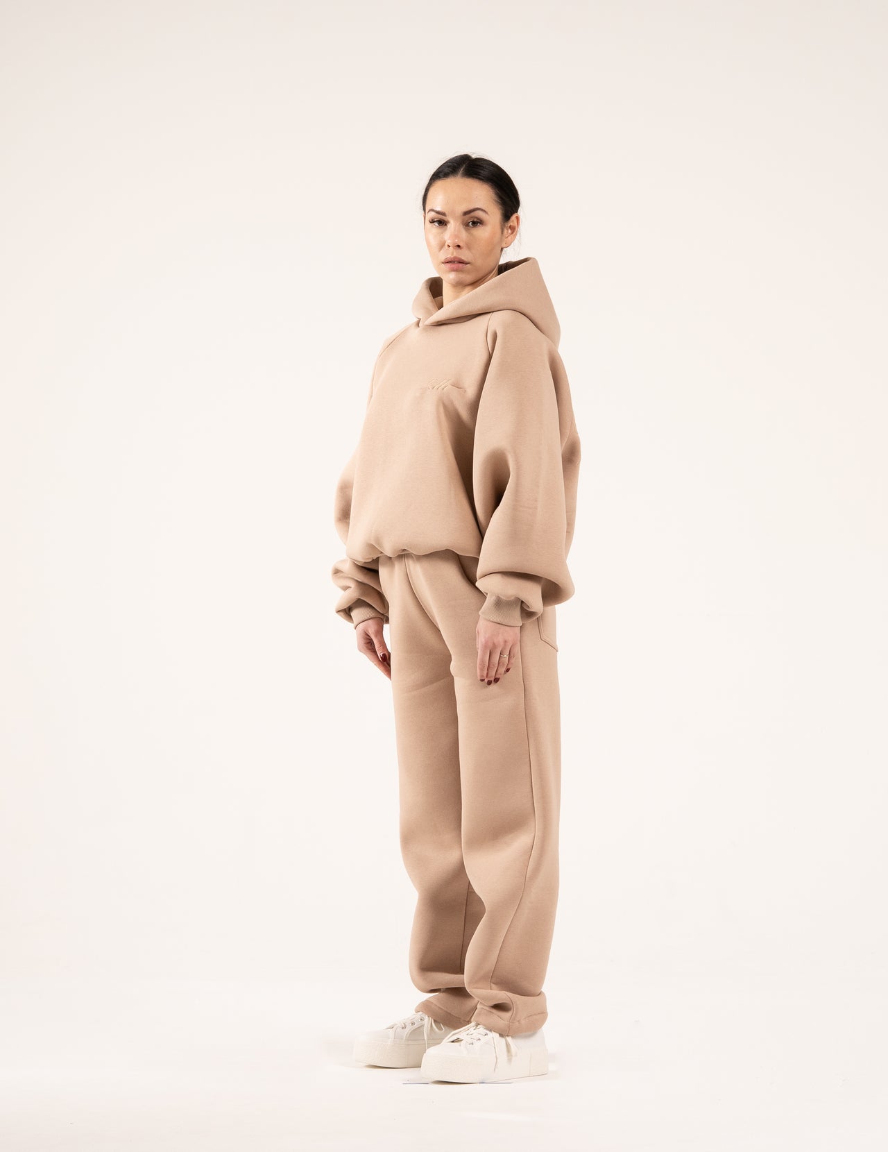 HOODIE ENJOY BEIGE WOMEN