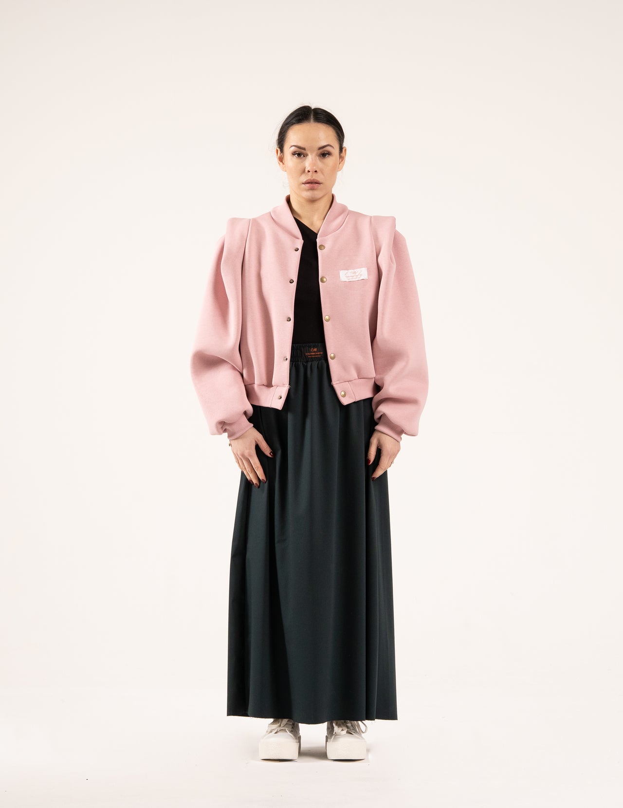 BOMBER WITH ARM PINK